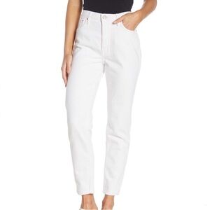GRLFRND Kiara Slouchy Tom Boy White Jeans